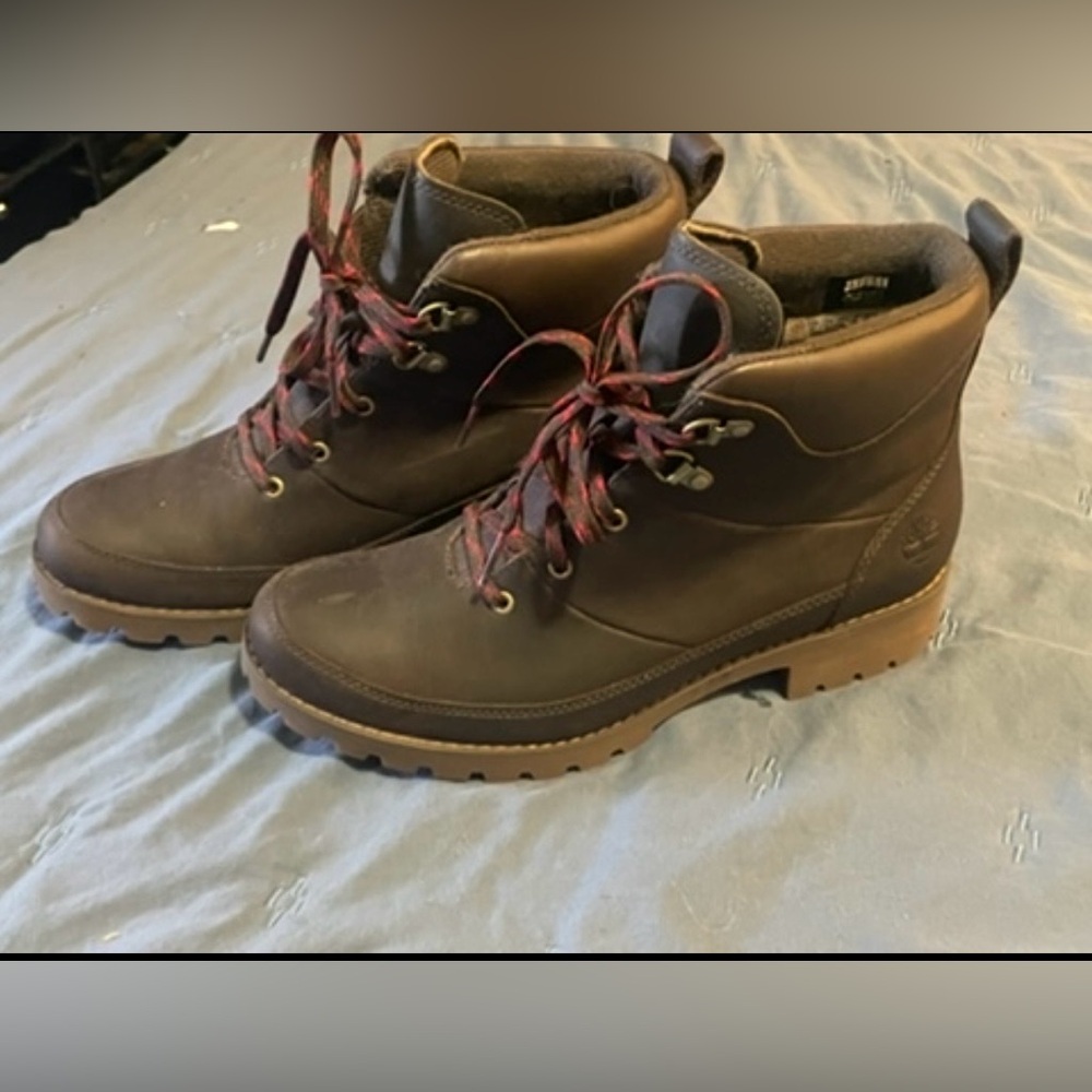Timberland Women’s Dark Brown Leather Boots